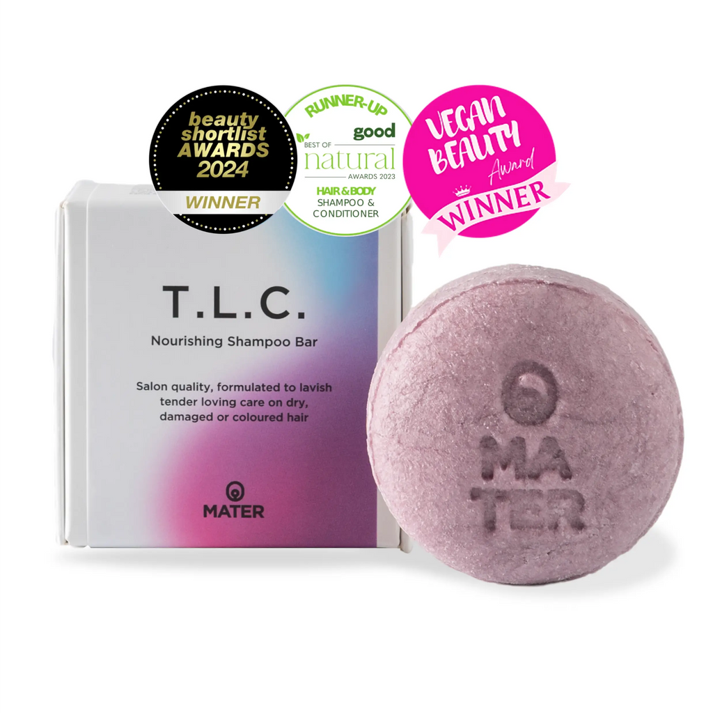 Mater Beauty TLC Nourishing Shampoo Bar has been awarded recognition by Beauty Shortlist, Best of Natural and Vegan Beauty