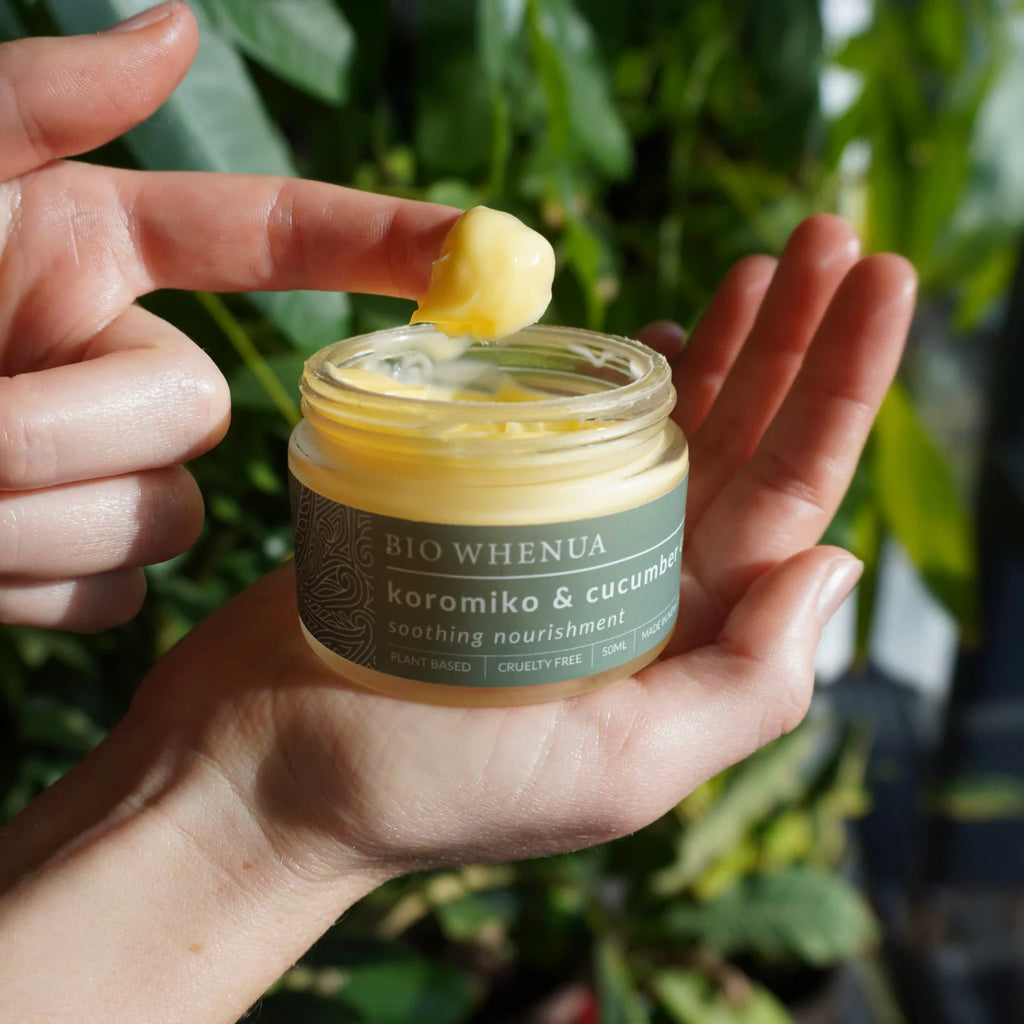Bio Whenua Koromiko & Cucumber Face Cream Texture