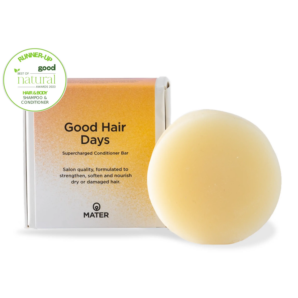 Mater Beauty Good Hair Days Supercharged Conditioner Bar runner up in Best of Natural Awards 2023
