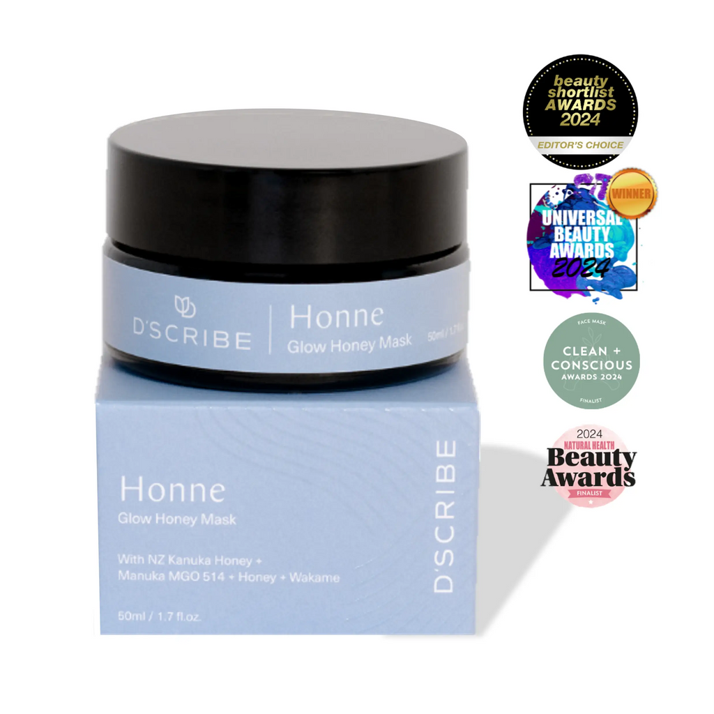 Award Winning D'Scribe Skincare Honne Glow Honey Mask