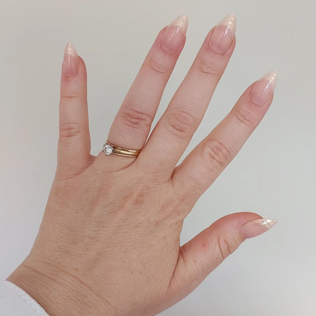 Glamour Tips Shimmer Tip Gel Press On Nails