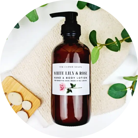 7th Cloud White Lily & Rose Hand & Body Lotion