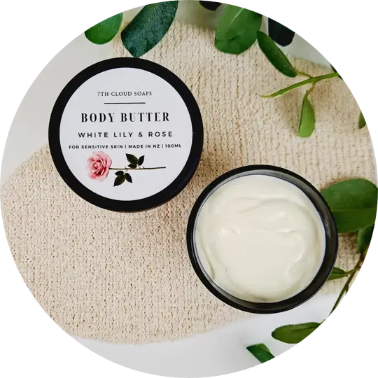 7th Cloud White Lily & Rose Moisturising Body Butter