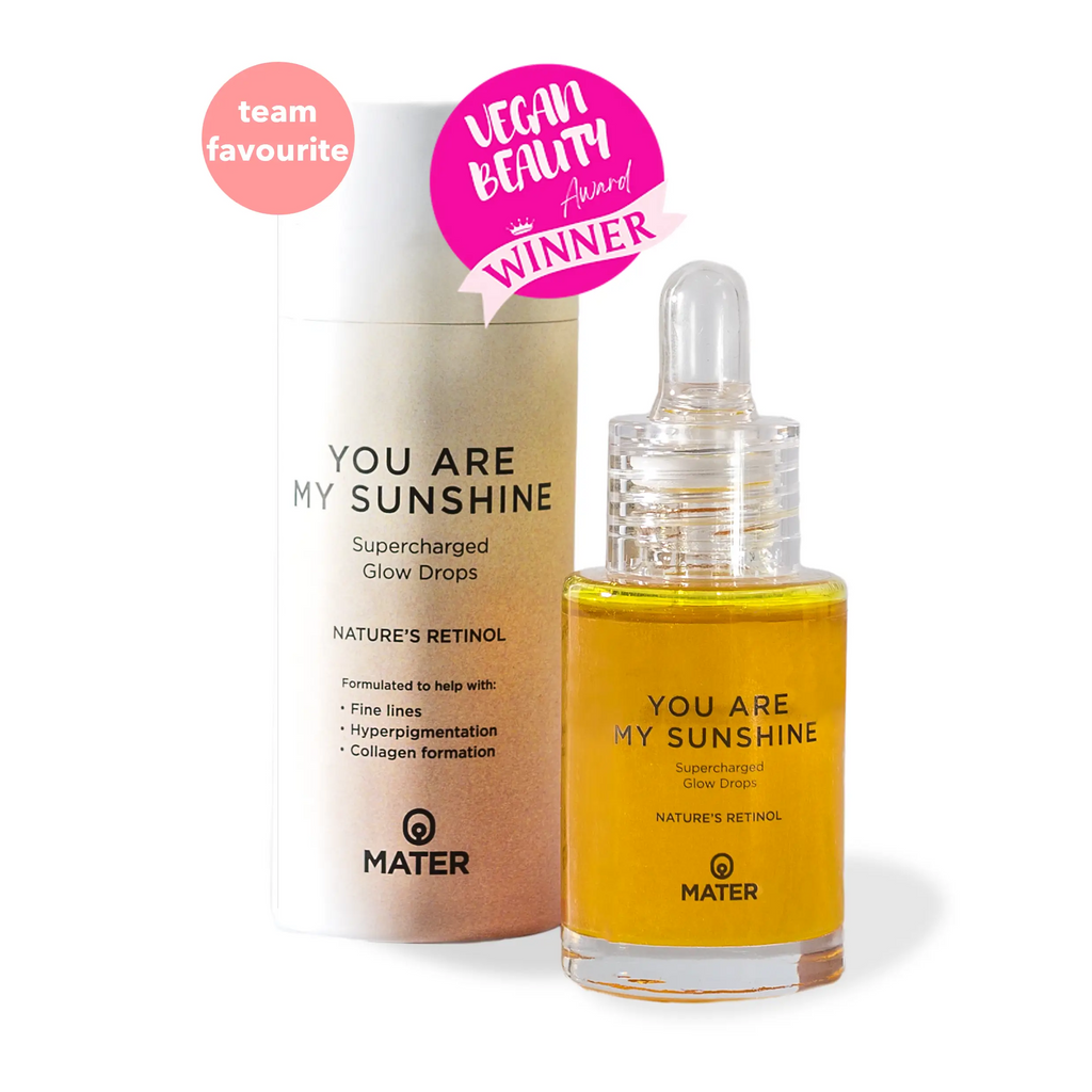 Mater Beauty You Are My Sunshine Supercharged Glow Drops is both a team favourite and winner at the Vegan Beauty Awards