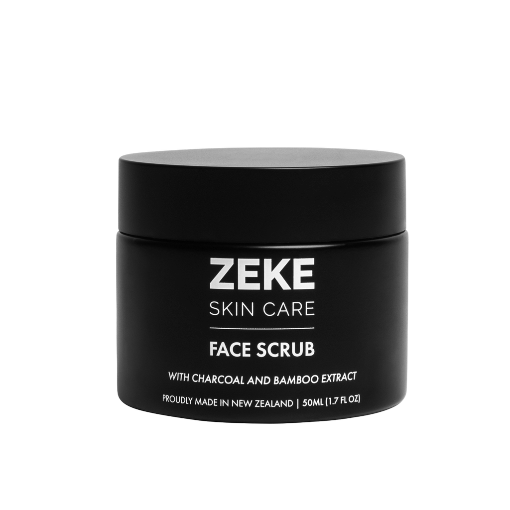 Zeke Skincare Charcoal and Bamboo Extract Face Scrub